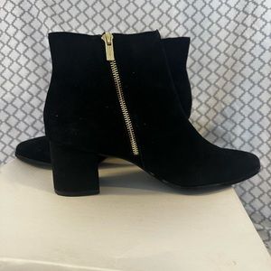 Calvin Klein black suede